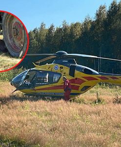 Tragiczny wypadek na wsi. Mężczyzna został przygnieciony przez traktor