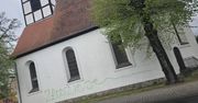 Łupowo: Wandale w akcji. Na ścianie kościoła ktoś napisał "złodzieje"