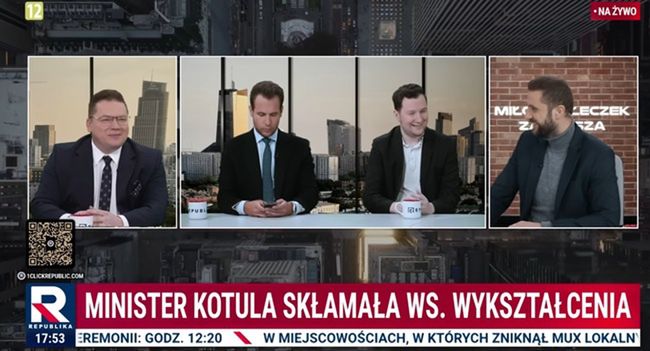 Tak czwarta władza punktuje władzę. A gdzie Republika?