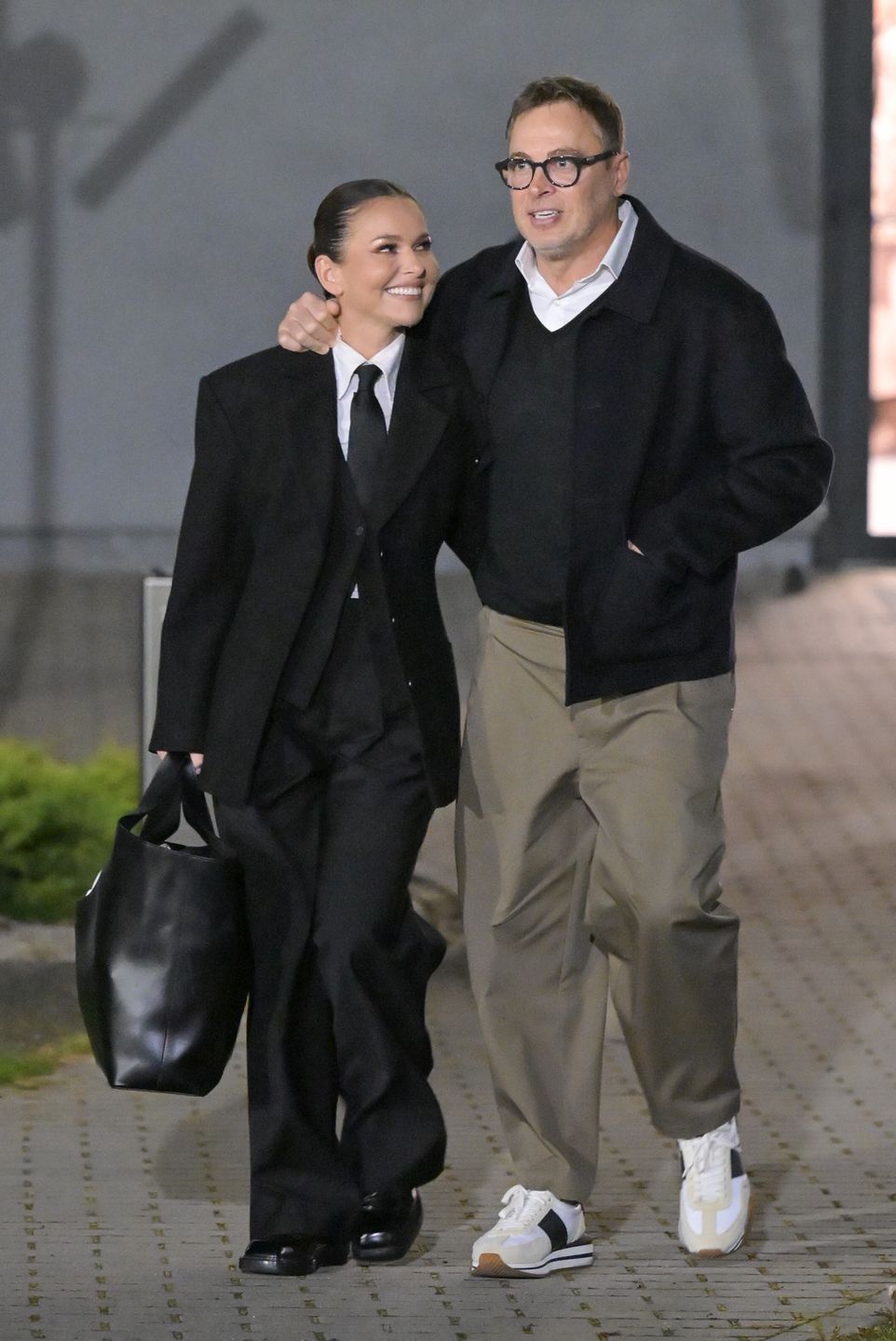 Paulina Sykut-Jeżyna z mężem