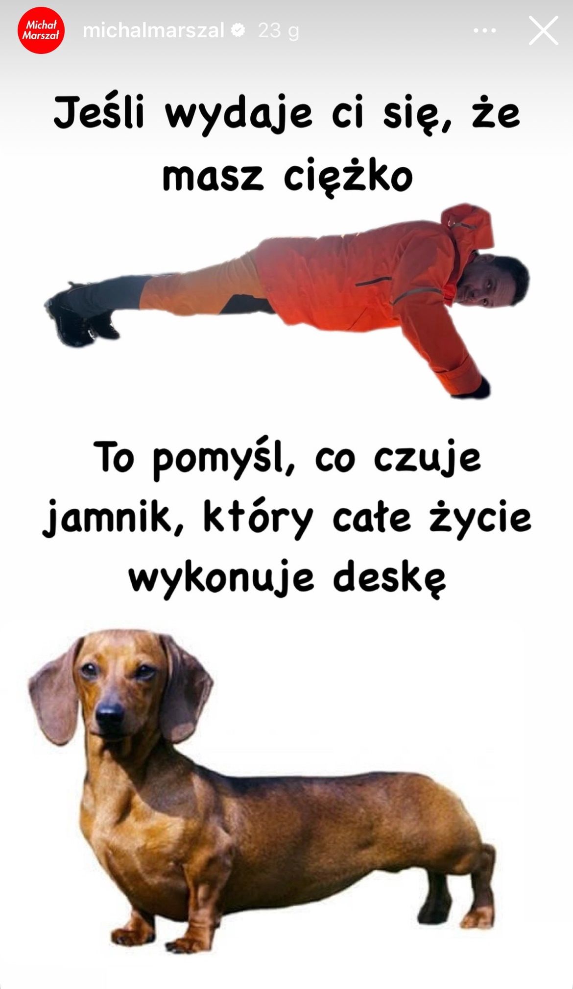 Mem z Rafałem Trzaskowskim