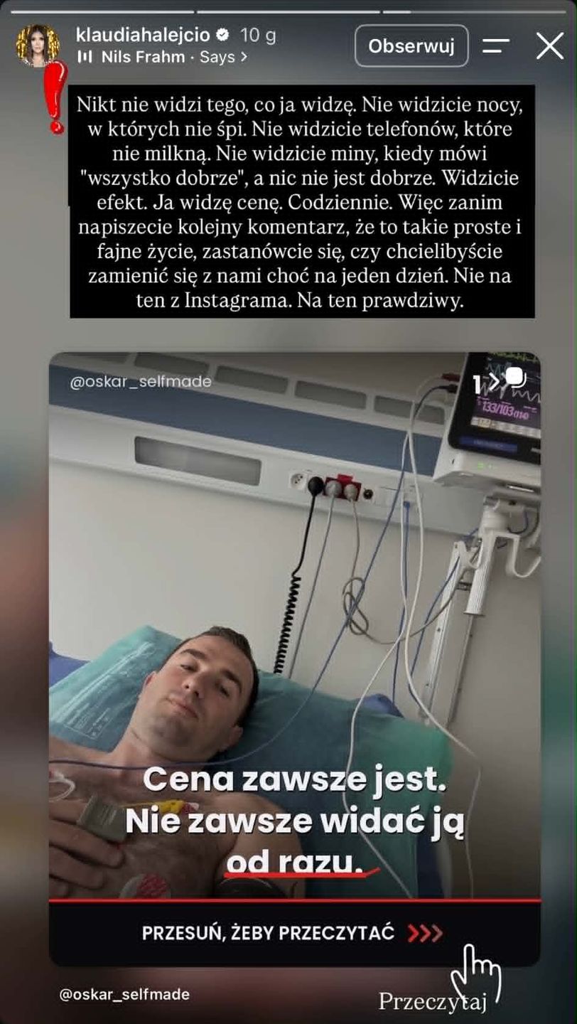 Klaudia Halejcio zabrała głos