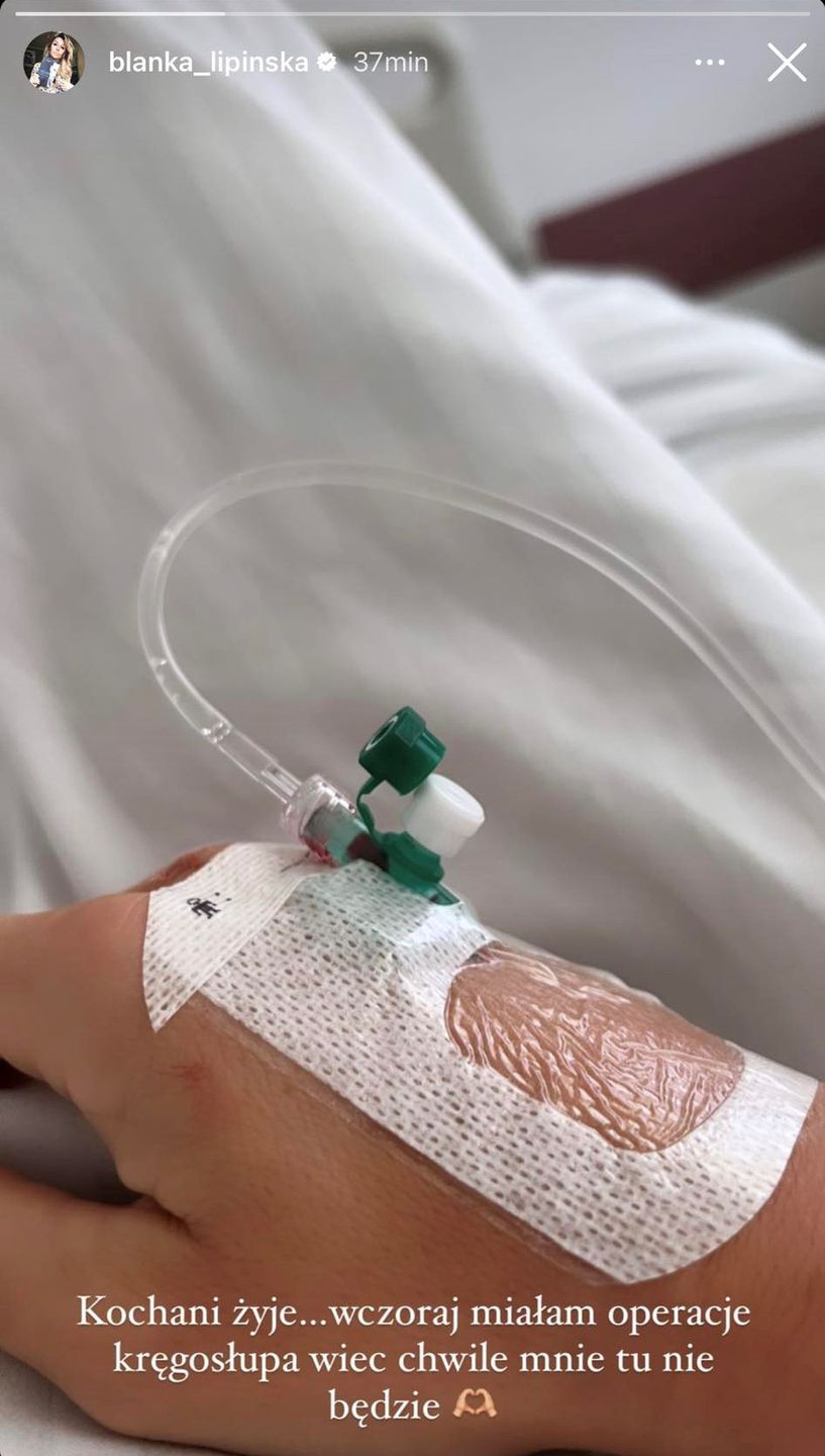 Blanka Lipińska pokazała zdjęcie ze szpitala