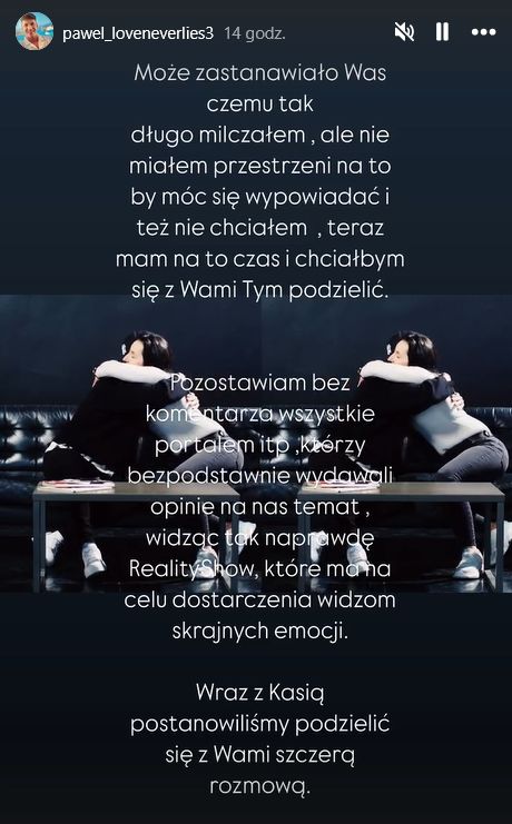 Kasia i Paweł z "Love never lies" jednak razem?