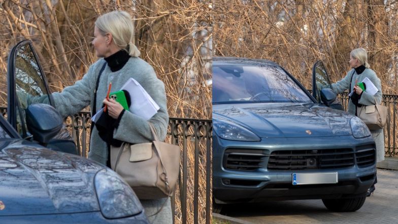 Naturalna Małgorzata Kożuchowska wsiada do porsche za prawie pół miliona złotych 