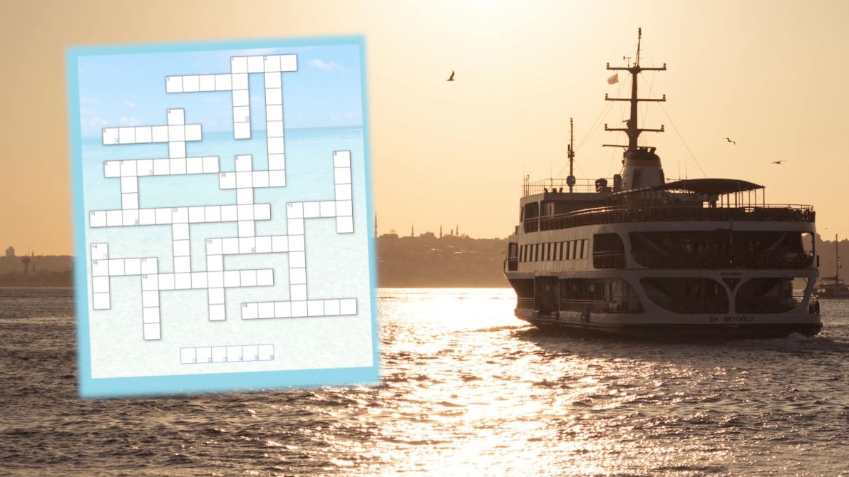 Krzyżówka "Na morzu".