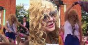 Rozentuzjazmowana Magda Gessler tańczy i piszczy na promocji swoich lodów (WIDEO)