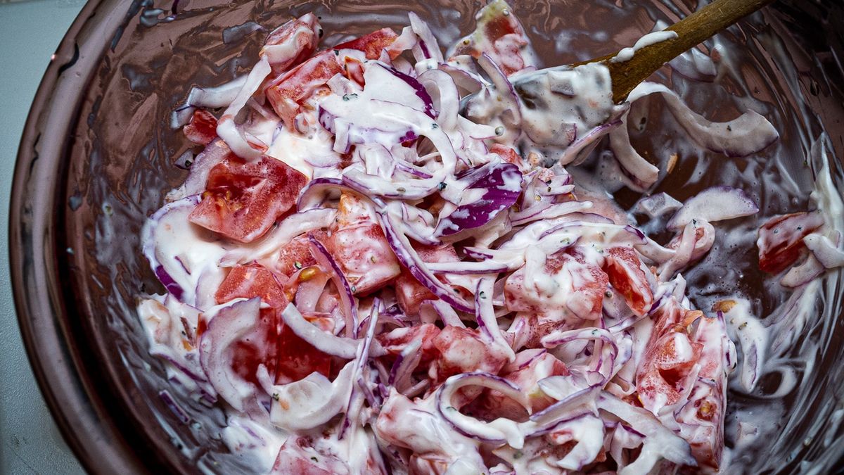 Sałatka z pomidorów