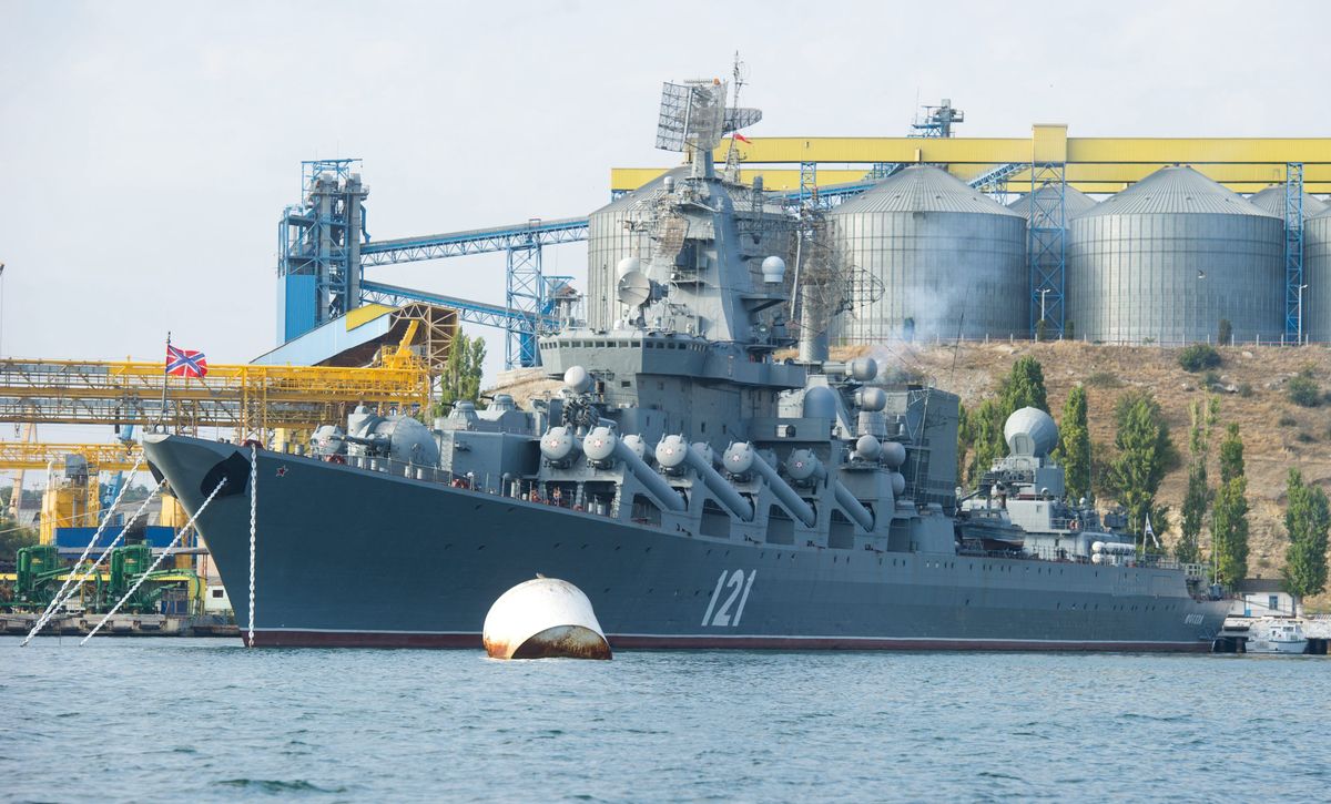 Były już okręt flagowy Floty Czarnomorskiej "Moskwa"