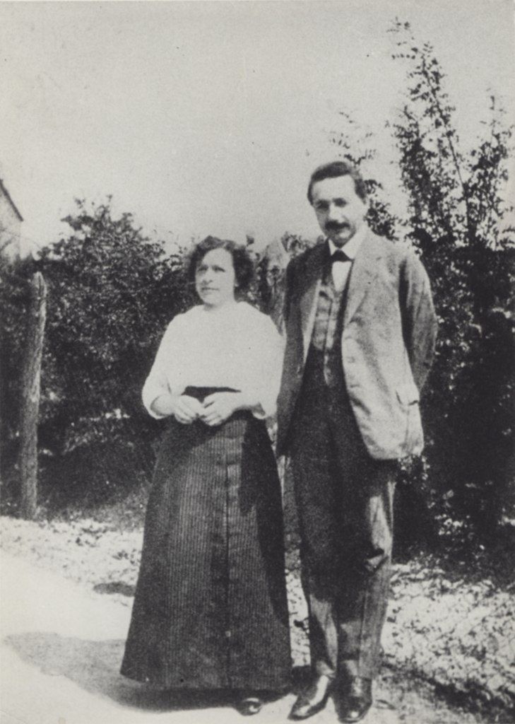 Einstein i Mileva na zdjęciu wykonanym w 1905 roku 