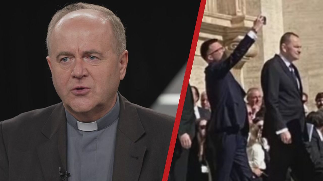 Ks. prof. Kobyliński o zachowaniu Hołowni w Watykanie. Krótko je skomentował