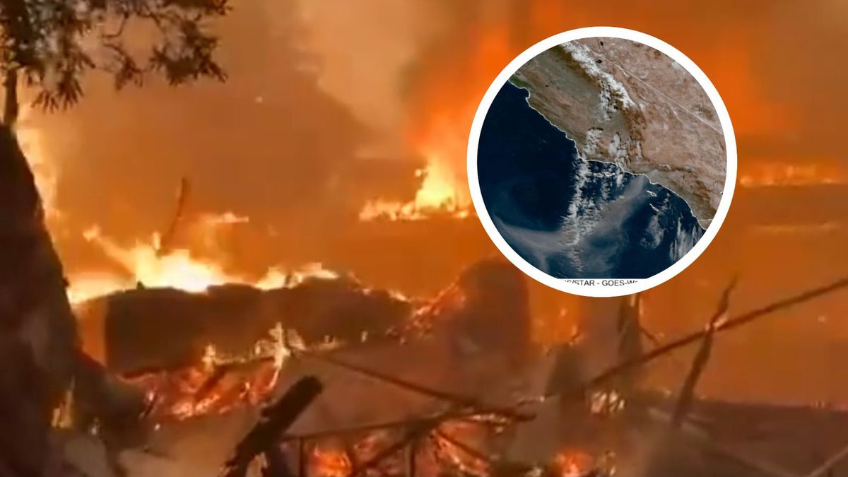 Silny wiatr powoduje ekspansję pożaru w Los Angeles