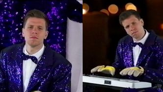 Szczęsny w cekinowym żakiecie parodiuje Conchitę Wurst!