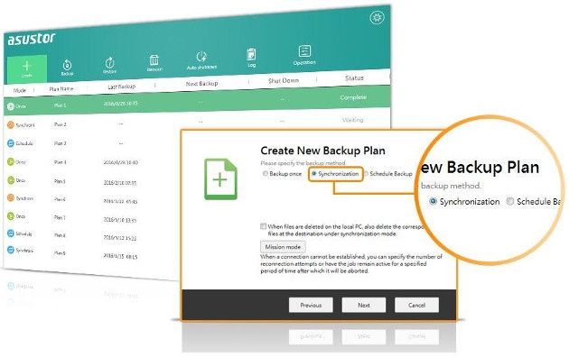 Asustor Backup