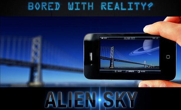 Aplikacja Dnia: Alien Sky - zamień zdjęcia w odjazdowe kosmiczne plenery