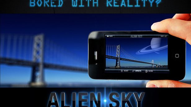 Aplikacja Dnia: Alien Sky - zamień zdjęcia w odjazdowe kosmiczne plenery 1