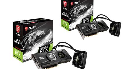MSI GeForce RTX 2080 i RTX 2080 Ti w wersji z hybrydowym chłodzeniem Sea Hawk X