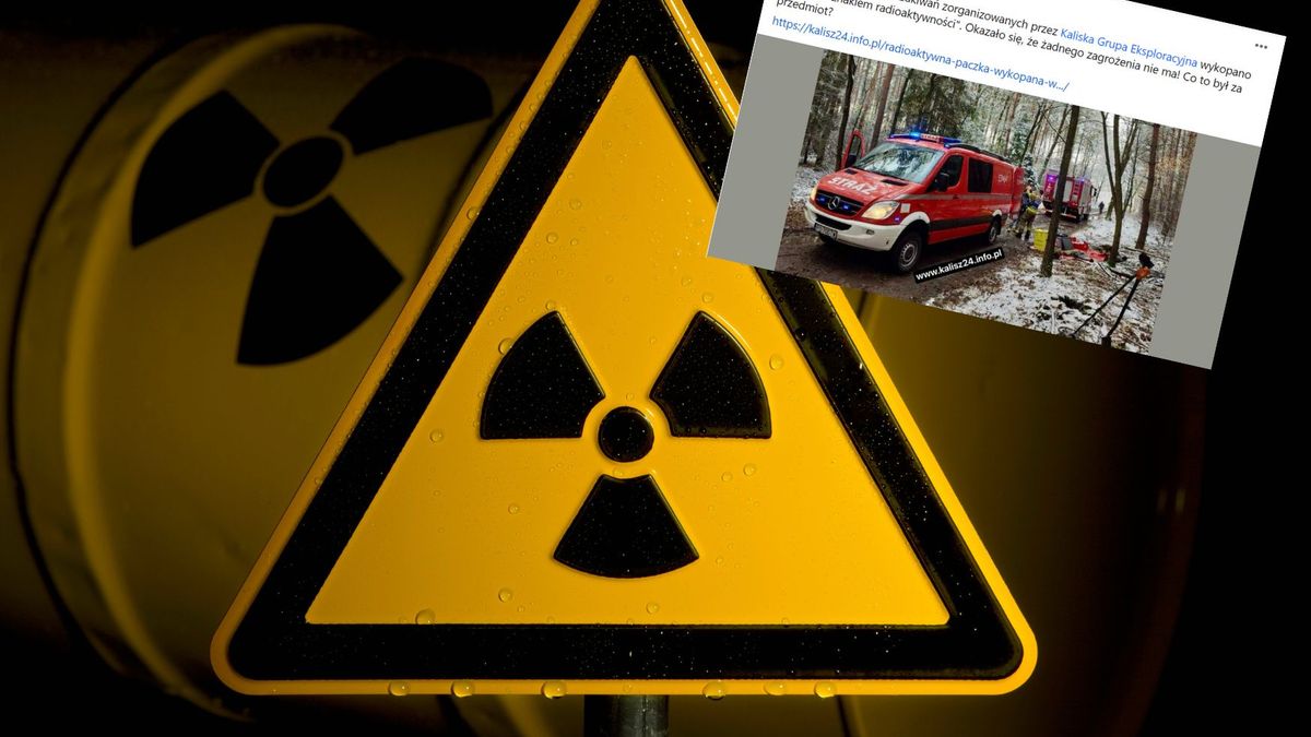 znaleźli materiały radioaktywne pod Kaliszem