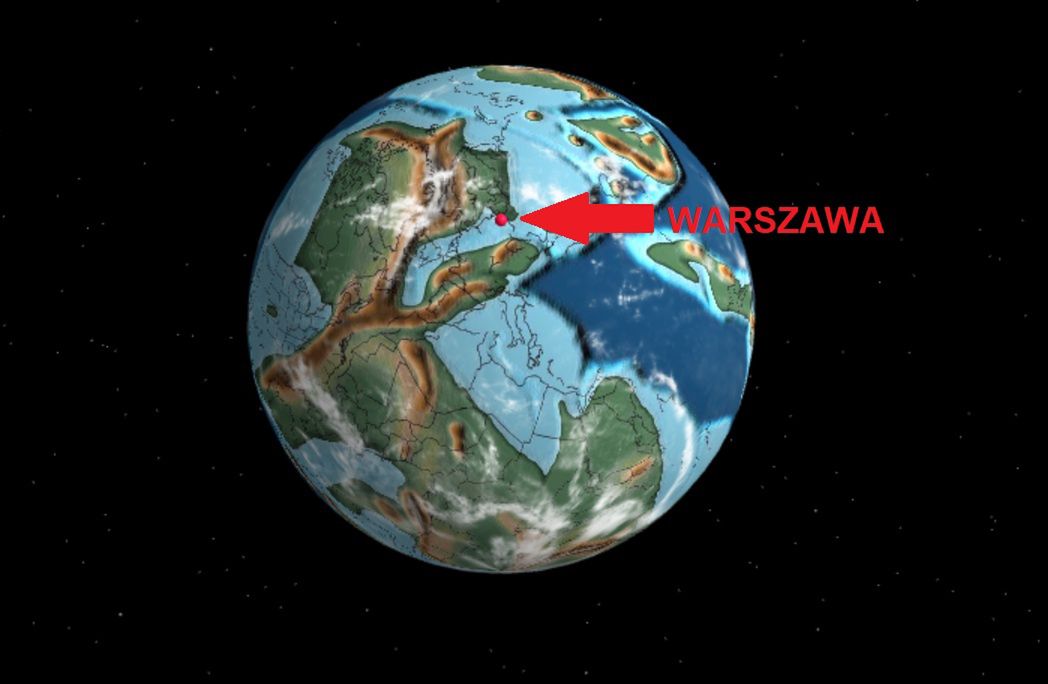 Lepsze niż Google Earth. Ta mapa Ziemi pokaże, gdzie znajdowała się twoja miejscowość miliony lat temu