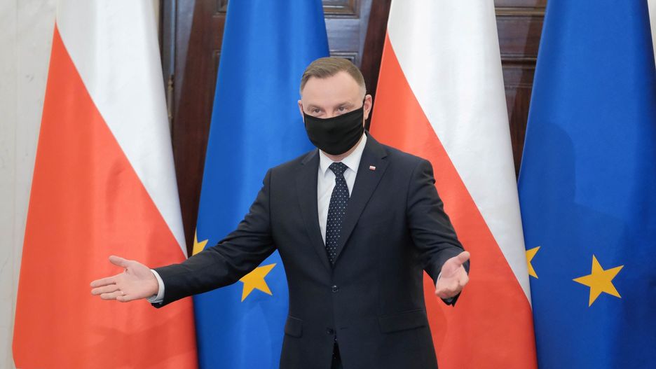 Andrzej DudaWarszawa, 01.02.2022. Prezydent RP Andrzej Duda podczas plenarnego posiedzenia Rady Dialogu Spo�ecznego, 1 bm. w Pa�acu Prezydenckim w Warszawie. (sko) PAP/Mateusz MarekMateusz MarekPa�ac Prezydencki, politycy, polityka, posiedzenie plenarne, Rada Dialogu Spo�ecznego