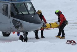 Upadek turysty z 400 metrów. Interwencja TOPR