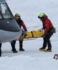 Upadek turysty z 400 metrów. Interwencja TOPR