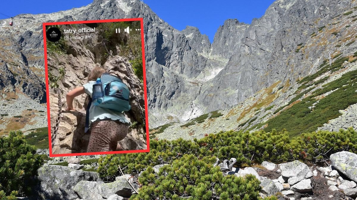 Laura wspinała się po Tatrach. Internauci szybko wytknęli 5-latce brak kasku 