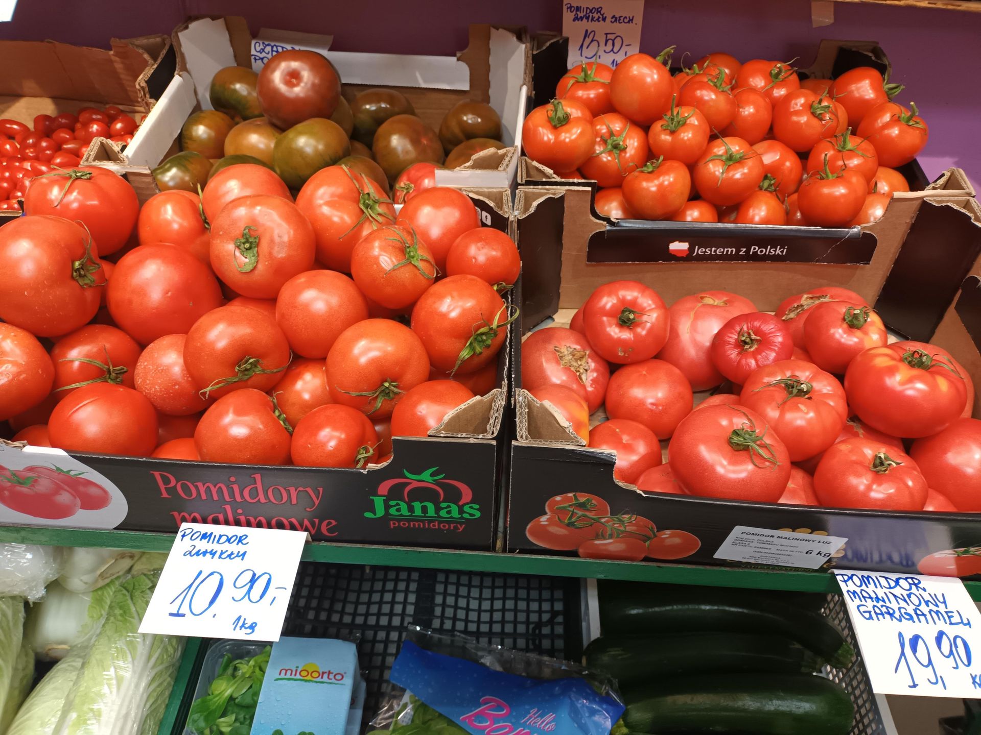 Ceny warzyw we wrocławskich warzywniakach
