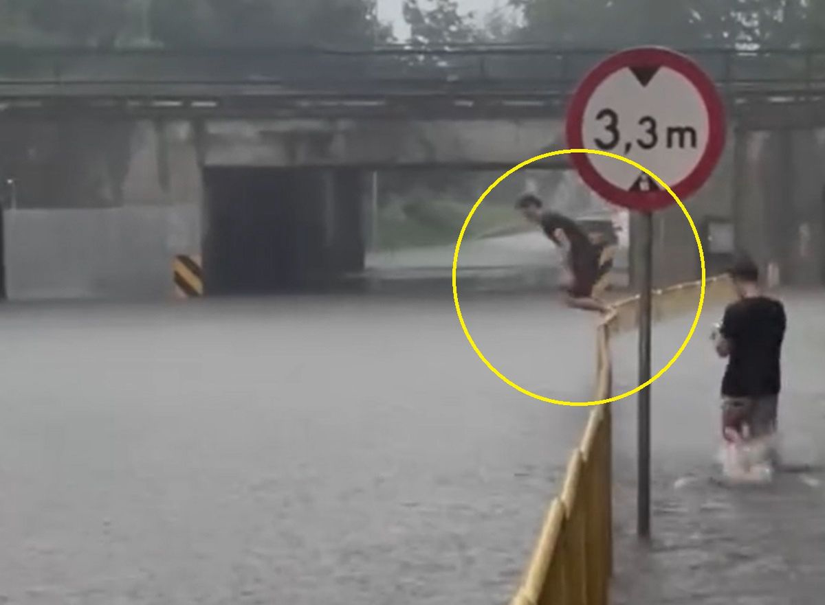 Ulica znalazła się pod wodą. Potężna burza i ulewa nad Świebodzinem