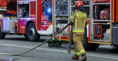 Pożar marketu w Warszawie, to był sabotaż. Zarzuty dla Białorusina