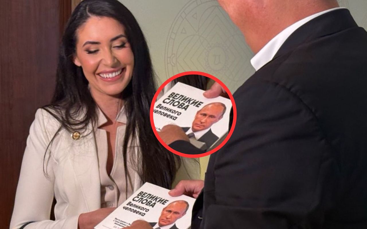 Rosjanin wręczył Amerykance czekoladki. Zobaczcie, kto był na pudełku