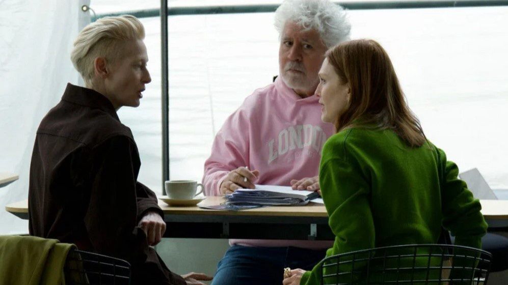 Pedro Almodovar, Julianne Moore, Tilda Swinton