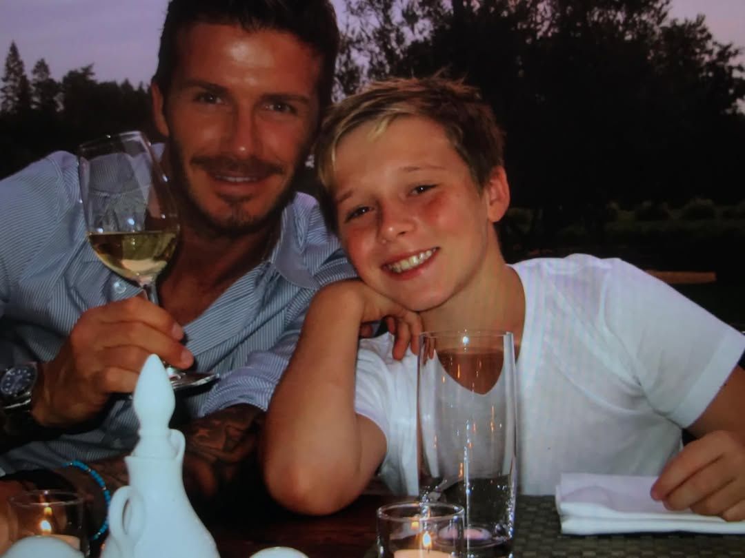 David Beckham świętuje Dzień Ojca