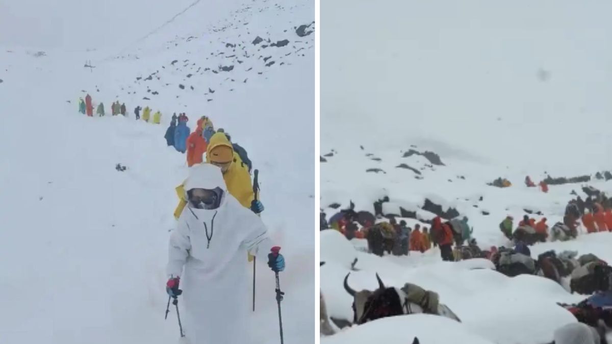 Akcja ratunkowa na Mount Evereście. Turyści uwięzieni