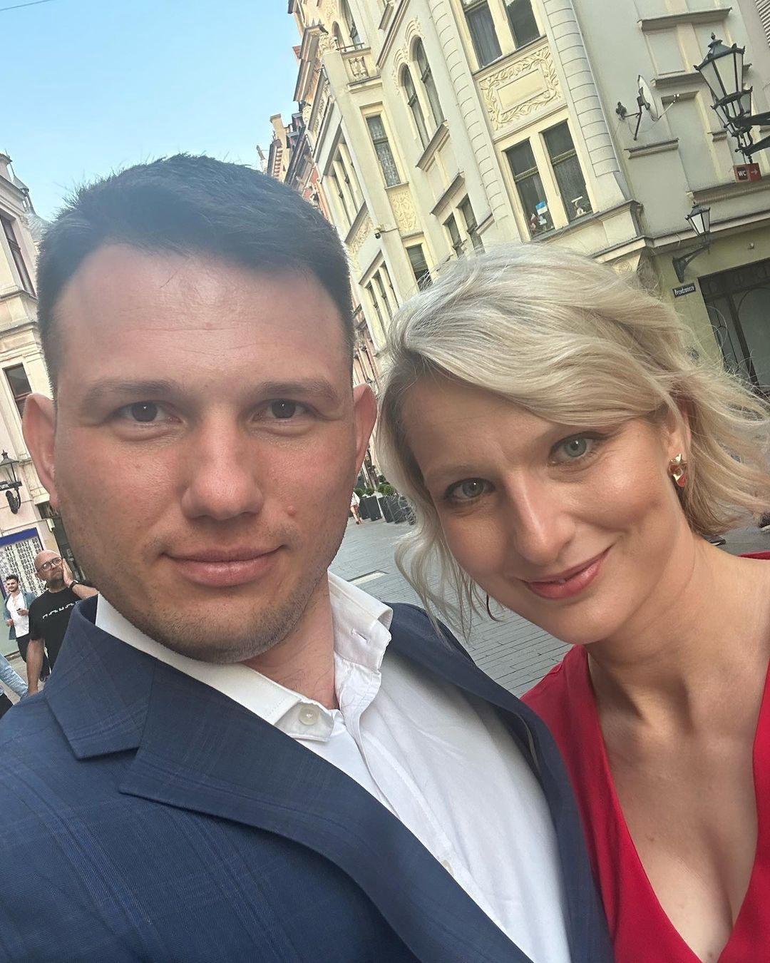 Sławomir Mentzen z żoną