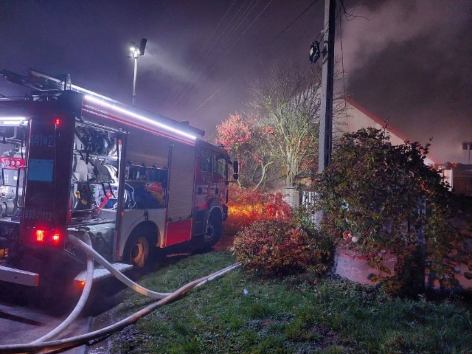Pożar w Nieskurzowie Starym