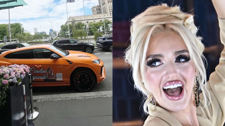 Caroline Derpienski pochwaliła się samochodem
