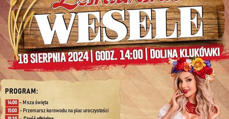Dożynki w Dolinie Klukówki 2024. Gwiazdą wieczoru Cleo. Zobacz godzinowy program