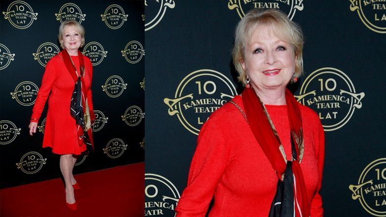 Aktorzy i celebryci na pozują na premierze spektaklu 