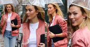 #TRENDY: Karlie Kloss w różowej bomberce