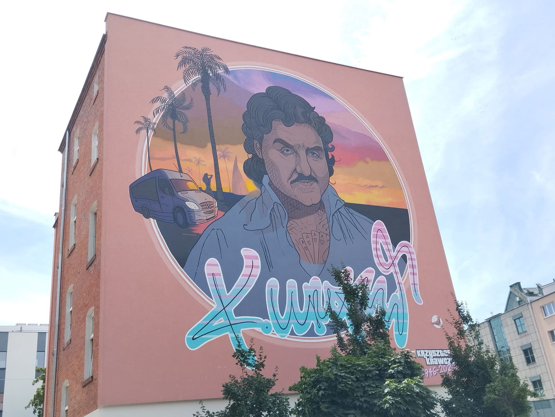 Murale gwiazd związanych z Opolem