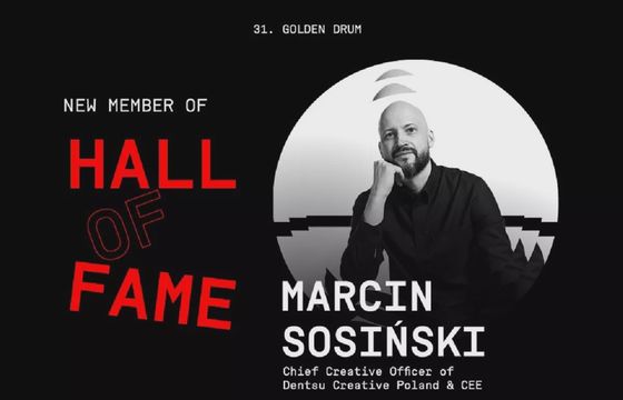 Marcin Sosiński w Golden Drum Hall of Fame