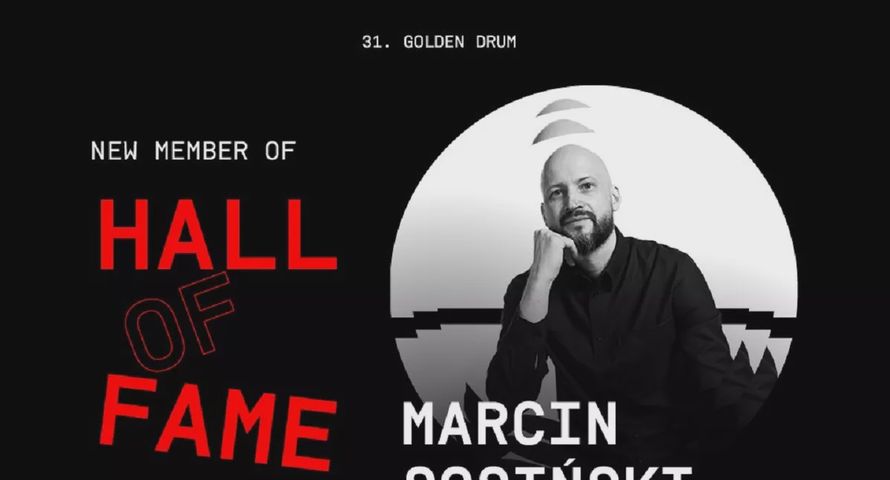 Marcin Sosiński w Golden Drum Hall of Fame