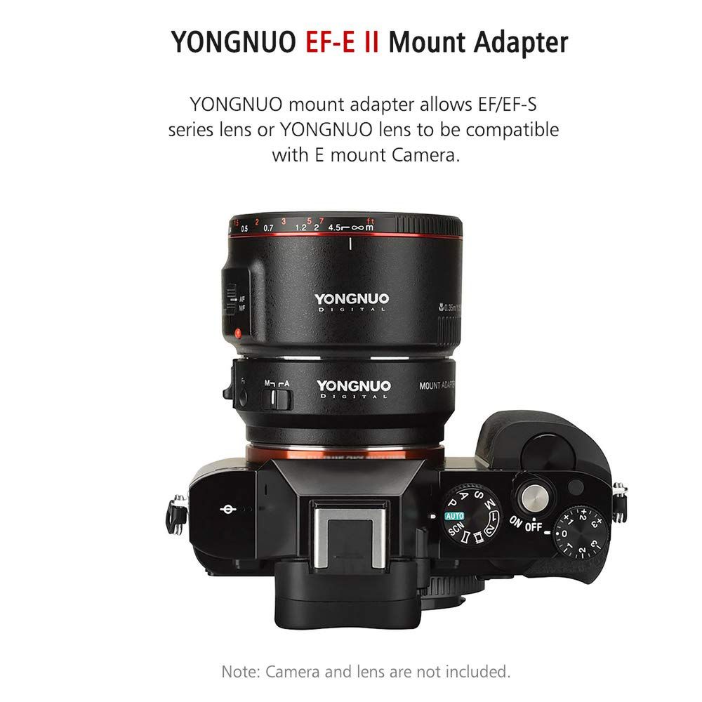 Yongnuo zrobiło adapter Canon EF na Sony E z autofokusem 3