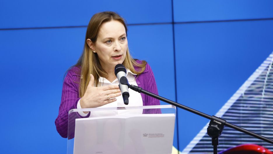 Minister o wsparciu z funduszy europejskich dla samorz?d�w
29.02.2024 Warszawa Briefing prasowy minister funduszy i polityki regionalnej nt wsparcia z funduszy europejskich dla samorzadow Fot. Filip Naumienko/REPORTER
N/z: Katarzyna Pelczynska-Nalecz
Filip Naumienko/REPORTER