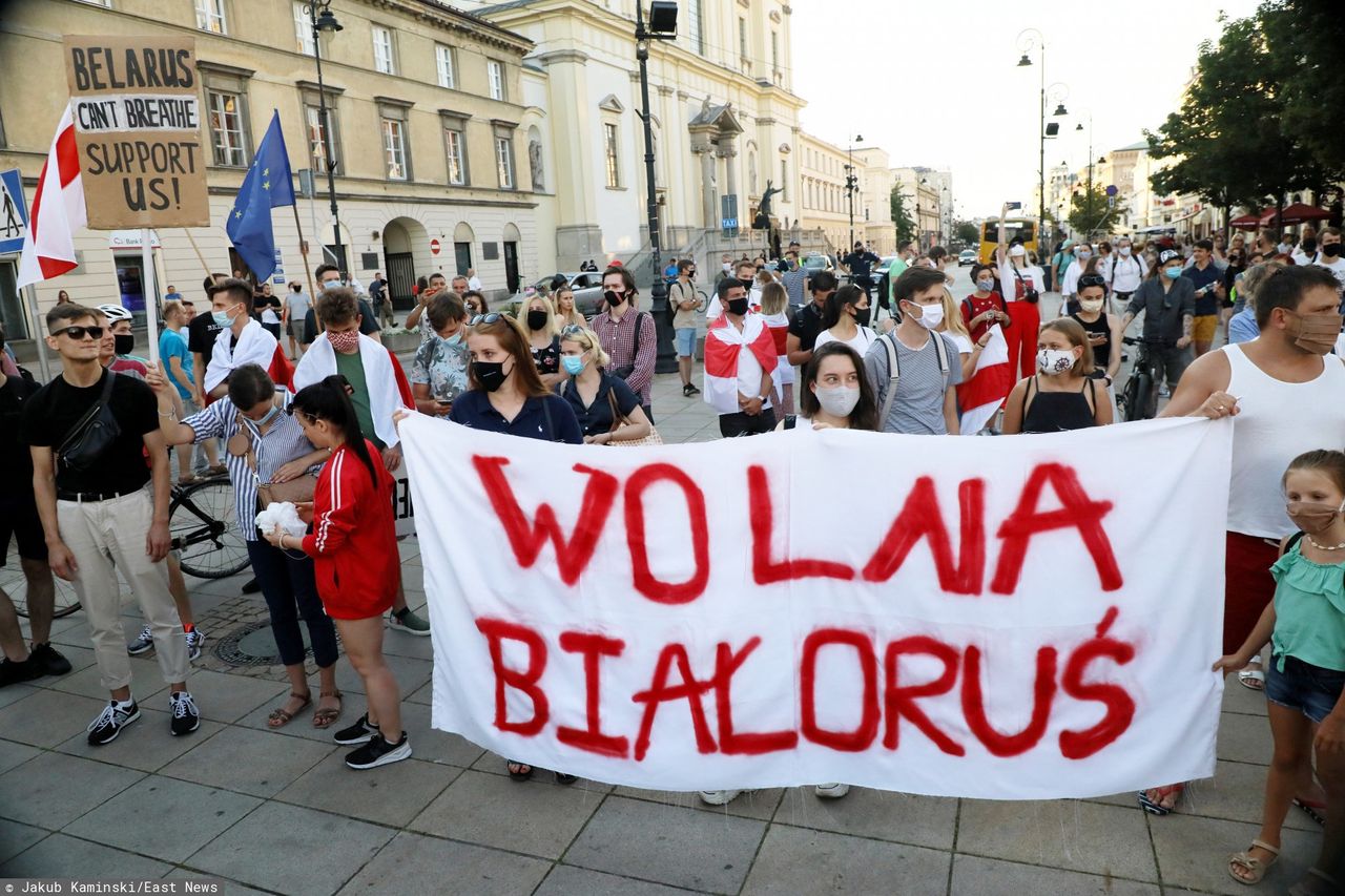 Warszawa solidarna z Białorusią. Ratusz zapowiada pomoc