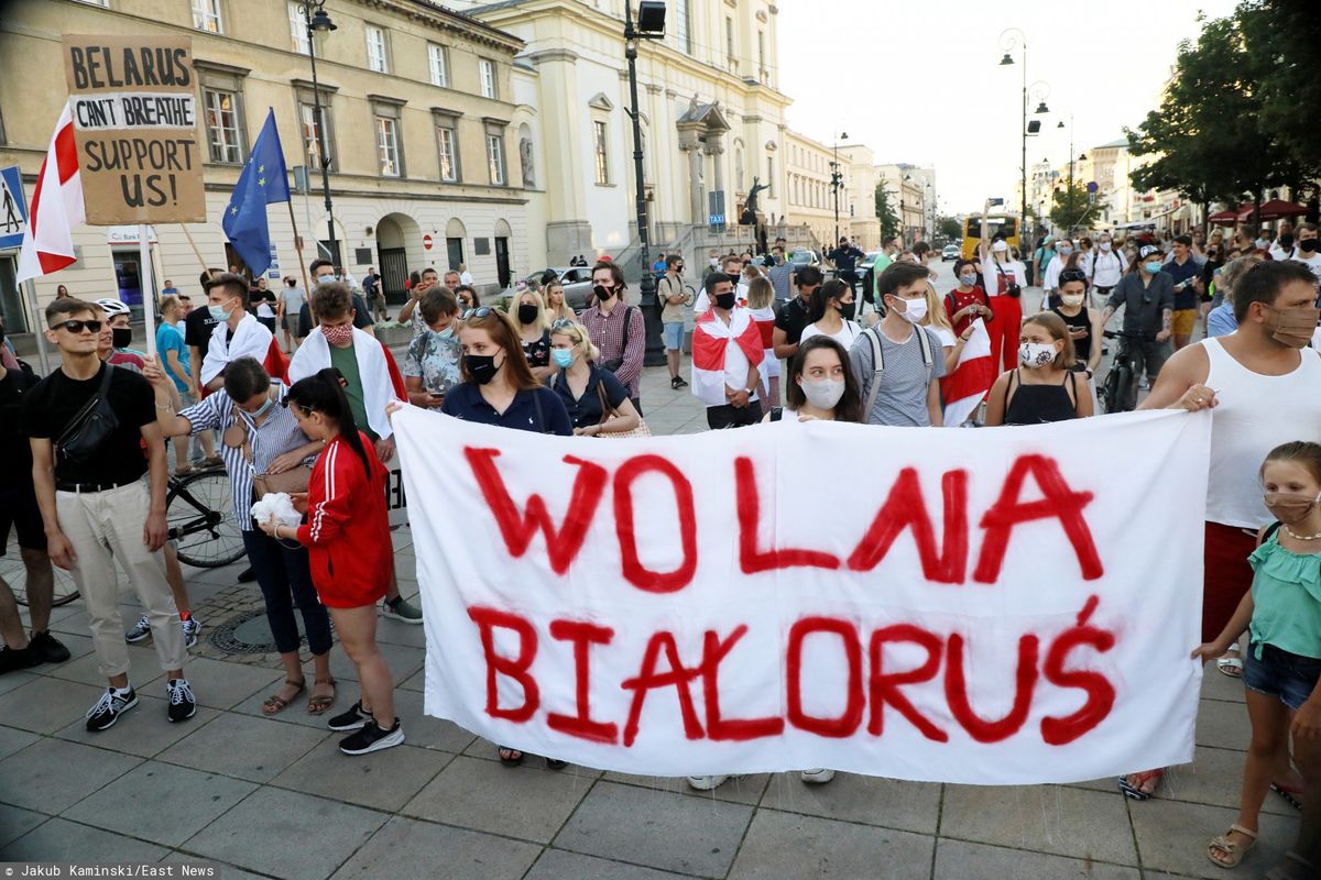 Warszawa solidarna z Białorusią. Ratusz zapowiada pomoc