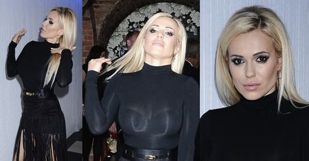 Skromna Doda w czarnym golfie! Zmienia styl? (ZDJĘCIA)