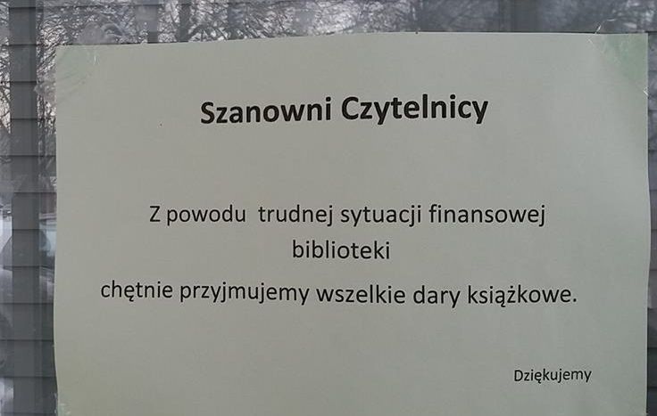 Przynieś książkę i pomóż uratować bibliotekę!