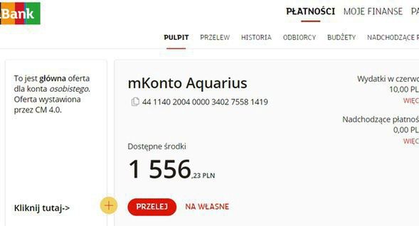 mBank zapowiada nowy pulpit na kontach internetowych. Zniknie „pasek finansów”